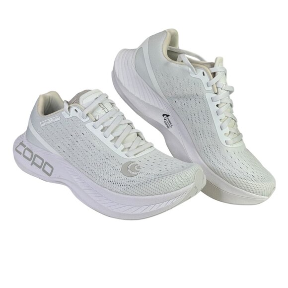 Topo Specter Shoes Mens 9 White Running Sneakers Athletic Comfort Mesh - Picture 10 of 12